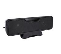 Bewinner Altavoz con Clip para Monitor, Estéreo 2.0, Controladores Duales, | Salida Limitada de Distorsión de 6 W, Respuesta de 30 Hz a 15 KHz, Abrazadera de Pantalla de 20 Mm, Entrada de Audio de 3,5