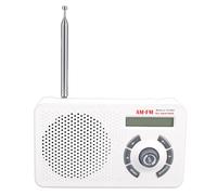 Bewinner Altavoz de Radio Am FM SW con Pantalla LED, Radio Portátil Recargable de 2000 MAh, Antena Dual y Conector para Auriculares para el Hogar, Playa, Viajes, Exteriores, Uso en el