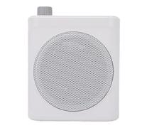 Bewinner Amplificador de Voz Inalámbrico con 2 Micrófonos Lavalier, de Altavoces Portátil Bluetooth 5.3, 15 W Recargable para Enseñanza en el Aula, Reuniones, Discursos, Visitas Guiadas (White)
