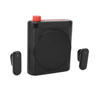 Bewinner Amplificador de Voz Inalámbrico con Micrófonos Lavalier Duales |Altavoz de 76 Mm, Tiempo de Reproducción de 25 Horas, Bluetooth 5.4, Reducción de Ruido ANC para Enseñanza, Guía (Black)