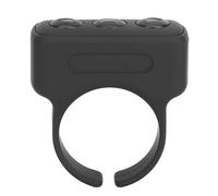Bewinner Anillo de Cambio de Página de Aplicación de Control Remoto Bluetooth, Anillo de Desplazamiento, Automático para Grabación de Vídeo, Botón Selfie, Cambio de Página Recargable para Teléfono