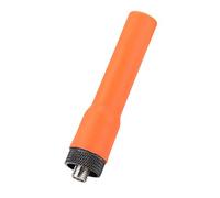 Bewinner Antena de Alta Ganancia VHF/UHF 2.15 DBI BNC Hembra, SMA Hembra, Doble Frecuencia, Suave y Flexible, Naranja, para Walkie Talkie, Universal