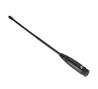 Bewinner Antena de Mano Flexible de Doble Banda 144/430MHz para Walkie Talkie, Transmisión de Señal Eficiente para/Vertex Standard, Conector Macho SMA Negro de 20 Cm