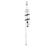 Bewinner Antena de Radioaficionado Móvil para Coche, VHF UHF de Doble Banda de Acero Inoxidable 145/435 MHz, 39 Cm 15,4 Pulgadas 3,5/4,5 DBi PL259 Conector Macho para Camión SUV Amateur