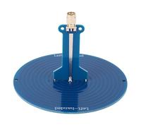 Bewinner Antena Portátil de Banda Ultra Ancha 942MHz-6.5GHz UWB con Conector Macho SMA Polarización Circular Derecha Ganancia de 5-7dBi para Análisis de RF Posicionamiento de Navegación