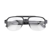 Bewinner Anti Luz Azul Gafas Inteligentes Micrófono Inalámbrico Bluetooth Control de Voz Música Actividades Al Aire Libre (Black)