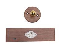Bewinner Aplique de Pared con Pilas con Atenuación Continua, Luz de Pared de Madera con Rotación de 360 ° para Dormitorio, Pasillo, Sala de Estar, Lámpara de Lectura LED de 2000 MAh, Luz