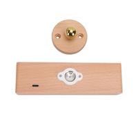 Bewinner Aplique de Pared con Pilas con Atenuación Continua, Luz de Pared de Madera con Rotación de 360 ° para Dormitorio, Pasillo, Sala de Estar, Lámpara de Lectura LED de 2000 MAh, Luz