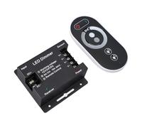 Bewinner Atenuador de Tira de Luz LED 18A PWM con Control Remoto RF para Tiras de Luces LED DC 12V-24V para Ambiente de Fiesta