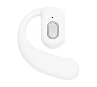 Bewinner Auricular Bluetooth con Micrófono con Cancelación de Ruido, Batería de 180mAh, Auriculares de un Oído para Actividades Deportivas, Uso Cómodo (White)
