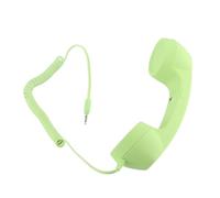 Bewinner Auricular de Teléfono Celular Rosa USB C a Prueba de Radiación Receptor de Teléfono Vintage con Conector de 0.138 in, Auricular de Retro para Inteligente, Antiguo para Móvil, Extensión de