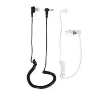 Bewinner Auricular de Tubo Acústico con Clip y Conexión de 3,5 mm, Compatible con Radios para Comunicación Segura, Auricular de Mono para Micrófonos
