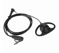 Bewinner Auricular Tipo D con Conector de 2,5 mm Diseñado para Radios con Micrófono y Botón PTT, Adecuado para Actividades de Seguridad, Guardaespaldas y Otras Áreas de Vigilancia