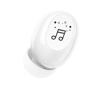 Bewinner Auricular único Inalámbrico BT 5.0 |Ultraligero, Resistente Al Sudor IPX4, Tiempo de Reproducción 3H, Carga Rápida y Control Táctil para Entrenamientos y Desplazamientos (White)