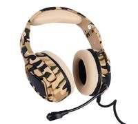Bewinner Auriculares Atadas con Alambre para Juegos, Salida de Sonido Clara sobre Auriculares con Micrófono, Color de Camuflaje (Camuflaje del Desierto)