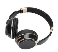 Bewinner Auriculares Bluetooth 5.0 Inalámbricos con Micrófono, Auriculares Estéreo de Alta Fidelidad para Juegos, Tiempo de Reproducción de 10 Horas y Ranura para Tarjeta de Memoria, Modos (Black)