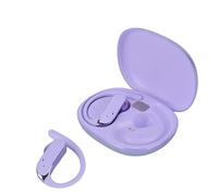 Bewinner Auriculares Bluetooth de Oreja Abierta |Diseño con Clip, Altavoz de 15 Mm para Graves Profundos, Resistente Al Agua IP54, Tiempo de Reproducción de 60 Horas con Estuche, BT5.49 (Purple)