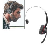 Bewinner Auriculares Bluetooth para Camionero, Auriculares Inalámbricos de un Oído con Micrófono con Cancelación de Ruido, MuteOn de una Tecla para Teléfonos Móviles,