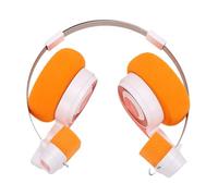 Bewinner Auriculares Bluetooth sobre la Oreja, Auriculares Inalámbricos Bluetooth con Batería de 20 Horas con Control de un Botón, para Viajes de Oficina en Casa (Naranja Vibrante)