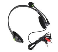 Bewinner Auriculares con Cable con Micrófono, Auriculares Supraaurales USB de 3,5 Mm para Oficina de Centro de Llamadas, Micrófono con Cancelación de Ruido, Livianos y Cómodos para PC, Computadora y