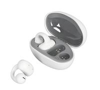 Bewinner Auriculares con Clamp/Holder Bluetooth 5.3, Auriculares Inalámbricos de Oreja Abierta con Cancelación de Ruido y Resistencia Al Agua IPX5, Estuche de Carga de 400 MAh para Correr, Entrenar