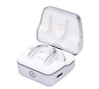 Bewinner Auriculares de Juego Inalámbricos, Adaptador USB C de 2,4 GHz Bluetooth 5,3 Auriculares de Baja Latencia 20ms con Micrófono ENC Sonido Estéreo Inmersivo 3D para Consola VR PC (White)