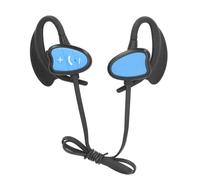 Bewinner Auriculares de Natación Subacuáticos IPX8, Bluetooth 5.4 Auriculares Abiertos con Memoria de 32 GB para Bucear, Correr, Surfear, Aeróbic Acuático, Yoga (Blue)