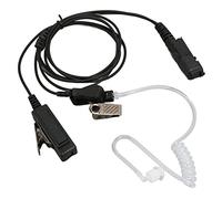 Bewinner Auriculares de Tubo Acústico con PTT, Micrófono para Walkie Talkie XPR3000 XPR3300 MTP3250 Tetra MTP3100 Tetra Auriculares de Radio de 2 Vías, Sonido Claro, Clip de