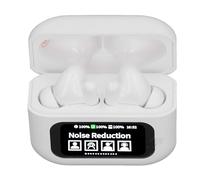 Bewinner Auriculares HiFi Bluetooth 5.4 con Estuche de Carga con Pantalla Táctil, Auriculares Internos Estéreo con Cancelación de Ruido, 4 Horas de Tiempo de Música, Mini Inalámbricos (White)