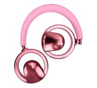 Bewinner Auriculares Inalámbricos Bluetooth 6.0, Luz RGB, Diseño Ahuecado, Micrófono Desmontable, Modos Inalámbrico y Alámbrico, 20 Horas de Reproducción, Carga Rápida, Negro (Pink)