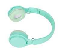 Bewinner Auriculares para Niños y Niñas Bluetooth 5.0 sobre la Oreja, Y08 Plegables con Sonido Estéreo con Micrófono, Auriculares Inalámbricos y con Cable Ajustables para Niños de Edades (Green)