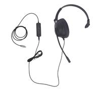 Bewinner Auriculares Telefónicos Monoaurales con Enchufe USB C y Micrófono con Cancelación de Ruido, Conector USB C a de 3,5 Mm Auriculares de Servicio Al Cliente con Controles en Línea para PC,