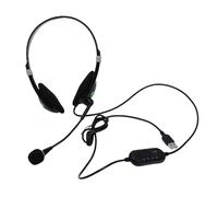 Bewinner Auriculares USB con Micrófono |Estéreo HD de 40 Mm, Micrófono con Cancelación de Ruido y Almohadillas de Espuma Viscoelástica para OS X, Diseño Ultraligero de 70 G