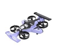 Bewinner Avión de Coche Volador RC 2 en 1, Coche Acrobático con Control Remoto de 2,4 GHz con Modo Dual, Conduce en Tierra y Vuela en el Aire, Cuerpo Ligero de EVA, para Niños y Niñas