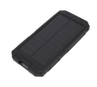 Bewinner Banco de Energía Solar de 6000 MAh, Cargador Solar Impermeable IP67 con Carga Rápida PD20 W, Linternas Duales y Brújula para Acampar Al Aire Libre, Senderismo, Emergencia