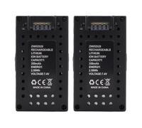 Bewinner Batería LiPo de Alta Capacidad de 7,4 V, Compatible con Piezas de Repuesto de Helicóptero RC ERA C138 Pro para Aficionados (2PCS)