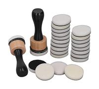 Bewinner Bewinner Bewinner Mini Herramienta de Mezcla de Tinta Fácil de Usar para álbumes de Fotos, Manualidades DIY, 24 Mangos de Esponja para Troqueles de Tableros de Partículas