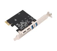 Bewinner Bewinner Tarjeta de Expansión PCIE a Tipo C de 5 Gbps, 2 Puertos Tipo C y 2 Puertos USB 3,0, Adaptador Plug and Play para PC Compatible con PCIE X1-x16