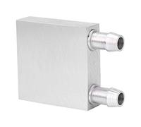 Bewinner Bloque de Enfriamiento de Agua Aluminio para el de Disipador de Calor Enfriador de Agua Líquido Disipador de Plata del Radiador de la CPU de Plata Disipador de Calor(40 * 40 * 12 mm)