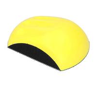 Bewinner Bloque de Lijado Manual, Almohadilla de Lijado de Gancho y Bucle de 6 Pulgadas y 150 Mm, Disco de Pulido Manual Ergonómico de Espuma de PU para Fino (5 pulgadas 125 mm)