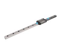 Bewinner Bloque Guía de Riel Deslizante Lineal Preciso en Miniatura de 300 Mm, Riel Deslizante de Precisión de Grado H, Peso Ligero de Tamaño Pequeño para Equipos Automáticos, de Metal Profesional