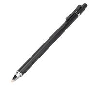 Bewinner Bolígrafo Stylus No Recargable Universal para Pantalla de Teléfono Móvil de Tableta, Aleación de Aluminio + Plástico + Punta de Fibra, Tacto de Doble Cabeza (Negro)