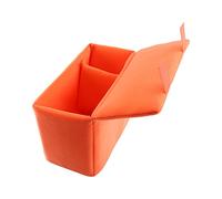 Bewinner Bolsa Acolchada para Cámara DSLR, Funda Divisoria Interior, Forro de Terciopelo a Prueba de Golpes para Mochila, 9,4x4,7x7 Pulgadas (Orange)