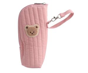 Bewinner Bolsa Aislada para Biberones con Capa de Papel de Aluminio, Organizador Portátil para Biberones de Leche y Bolsa Colgante para Cochecito para Padres, Soporte Espacioso y Compacto para