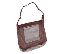 Bewinner Bolsa de Forraje de Hongos con Correa Ajustable, Bolsa de Recolección de Malla Resistente a Desgarros para Morillas y Bayas, Plegable para Senderismo, Camping, Jardinería