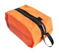 Bewinner Bolsa de Zapatos de Viaje, Organizador Impermeable de Tela Oxford Versátil con Asa para Acampar, 11,8x6,3x5,5 Pulgadas (Orange)