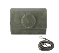 Bewinner Bolso Retro para Cámara para Mujer, Estuche Bandolera Vintage de Cuero PU con Correa Ajustable y Divisores Acolchados Extraíbles, Elegante Bolsa de Viaje