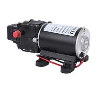 Bewinner Bomba de Diafragma Inteligente 12V DC 120W Alta Presión 7L/min Salida de 10 Mm Interruptor de Presión Automático Autocebante Resistente a la Corrosión Silencioso (motor de 12V)