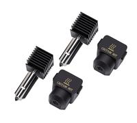 Bewinner Boquilla Magnética de Acero Endurecido Hotend para Impresora 3D, 0,4mm, para Impresión de Alta Velocidad, Compatible con X2D H2S H2D P2S (2PCS)