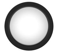 Bewinner Botón Masivo de 100 Mm con Luz LED, Botón Convexo Iluminado de 12 V con Microinterruptor, de Repuesto DIY para Gabinete , Máquina de Juegos, Máquina Expendedora (100#-Blanco+Interruptor de